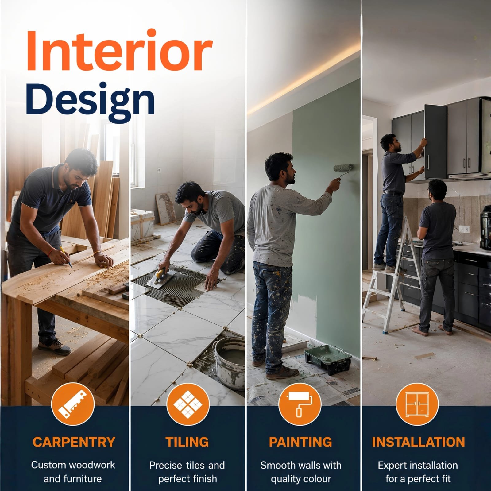 Complete interior design services