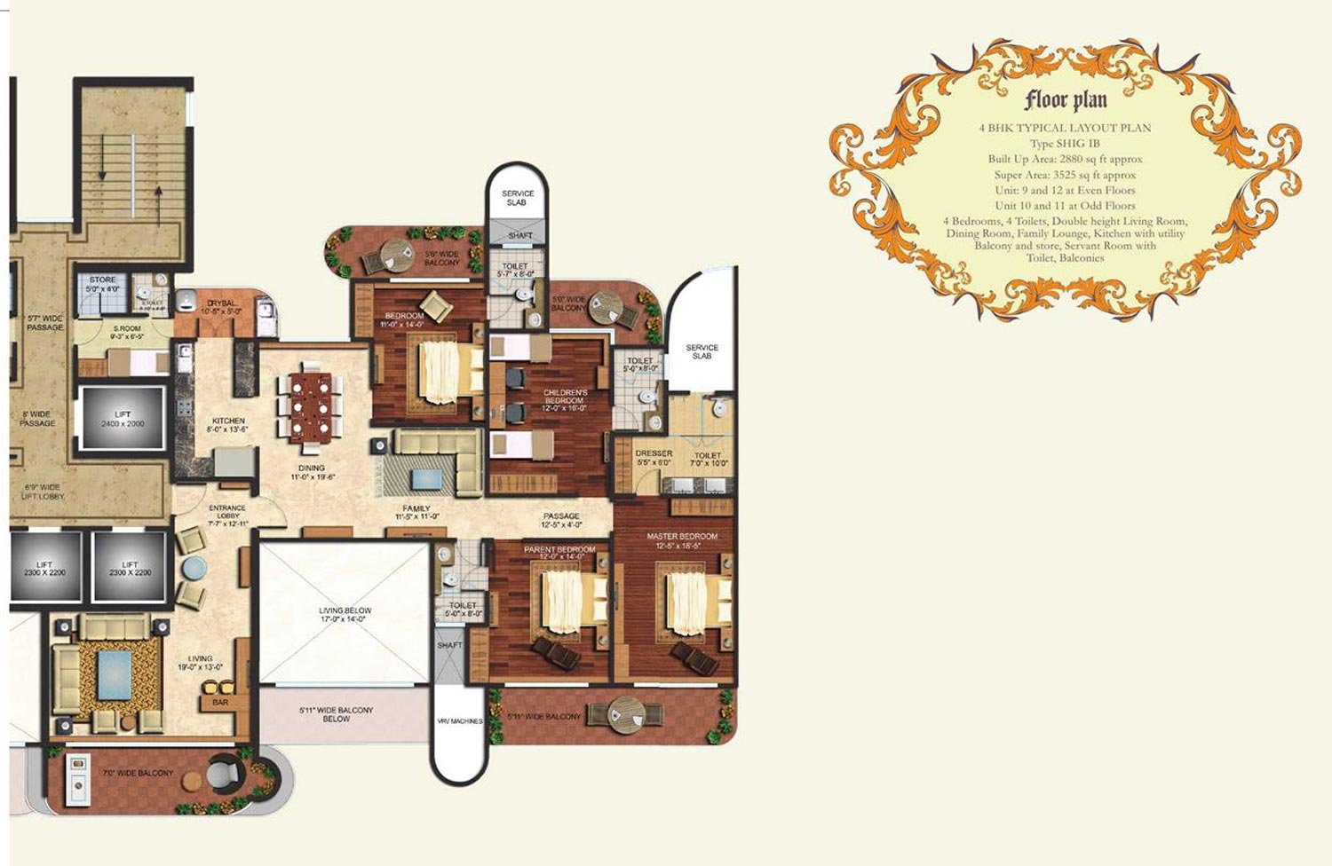 SHIG-IB floor plan