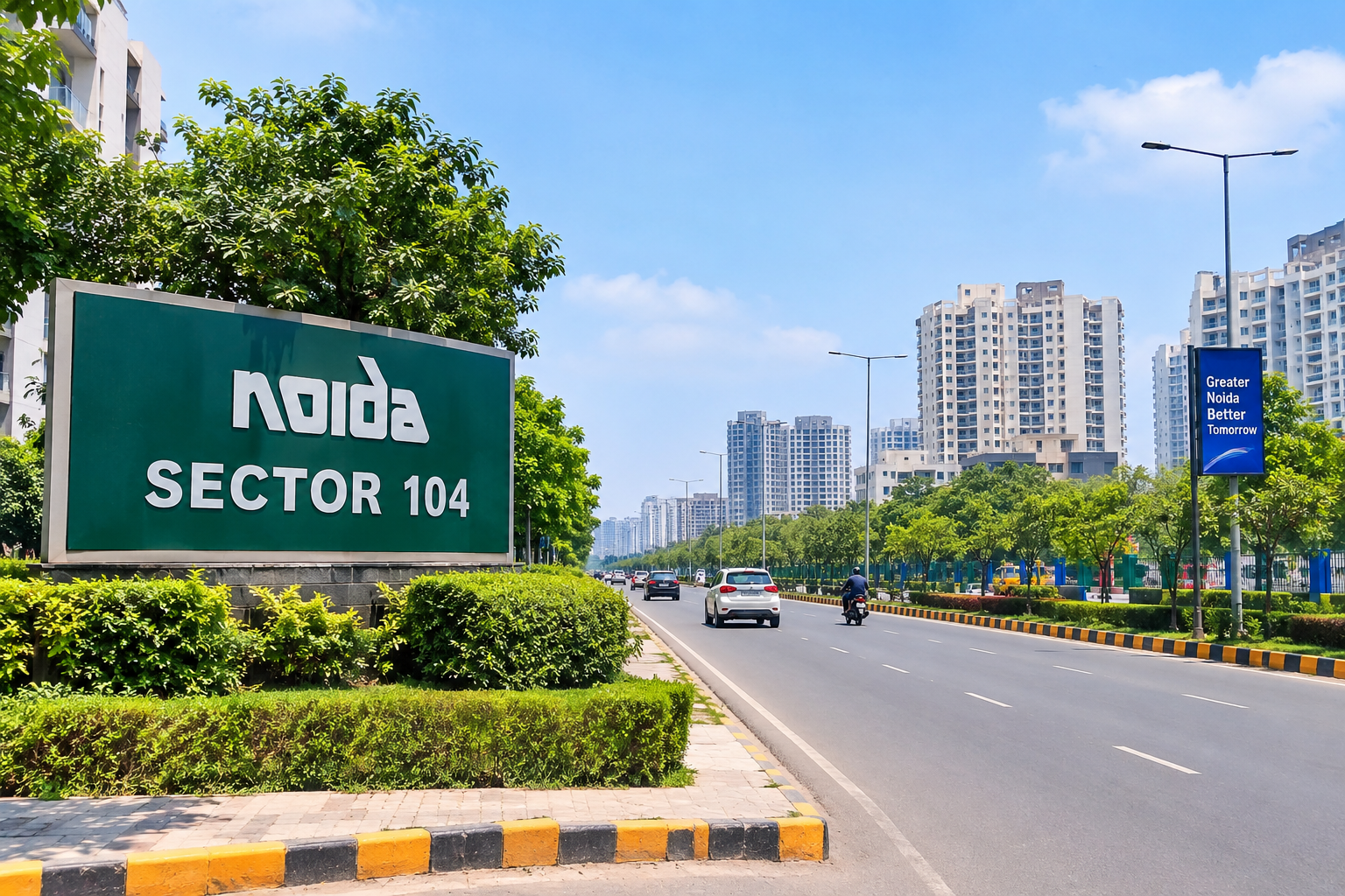 Noida locality and residential area